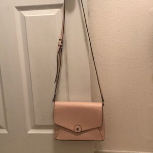 Never used Blush colored Crossover bag